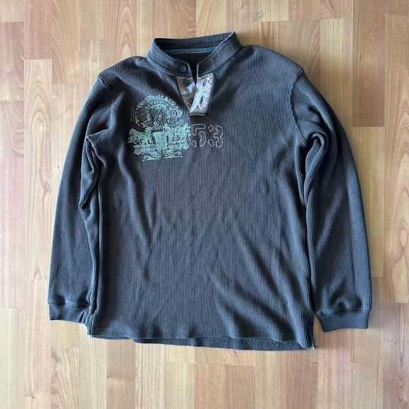 Y2K Levi’s Thermal Top - Picture 1 of 3